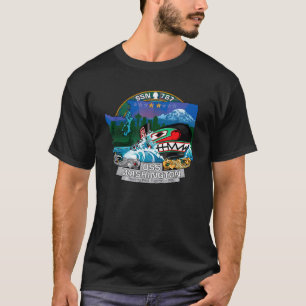 Onderzeeër Veteraan SSN 787 USS Washington U boot  T-shirt