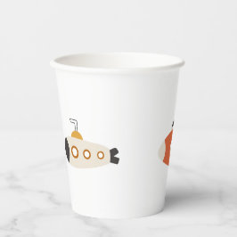 Onderzeeërparty Cups Onder de Zee Papieren Bekers