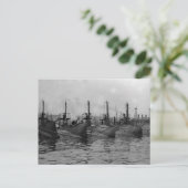 Onderzeeërs klaar voor actie, 1911 briefkaart (Staand voorkant)