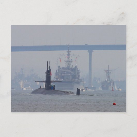 Onderzeeërs onderzeeërs onderzeeërs nucleaire sche briefkaart (Voorkant)