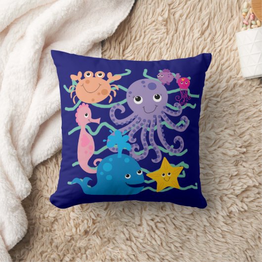Onderzees avontuur kussen (Deken)