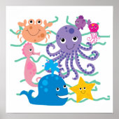 Onderzees avontuur poster (Voorkant)