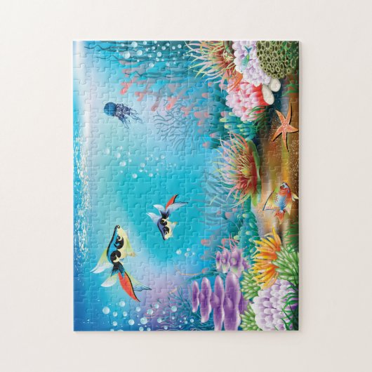 Onderzees leven legpuzzel (Verticaal)