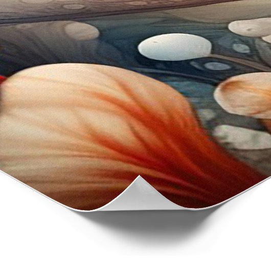 onderzees Poster voor kunst (Hoek)