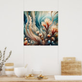 onderzees Poster voor kunst (Keuken)