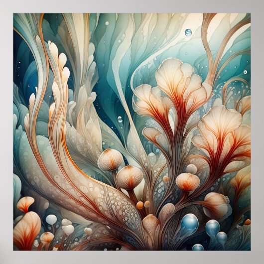 onderzees Poster voor kunst (Voorkant)