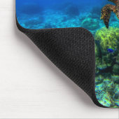 Onderzees tropisch Zee schildkoraal Muismat (Hoek)