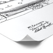 Onderzeeschip 1897 - Whitepaper over octrooien Poster (Hoek)