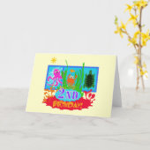 Onderzeese 2e verjaardag T-shirts en geschenken Kaart (Gele Bloem)