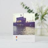 Onderzeese Amsterdam Briefkaart (Staand voorkant)
