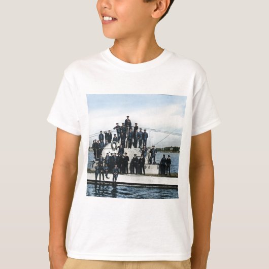 onderzeese bemanningsleden van de Tweede Wereldoo T-shirt (Voorkant)