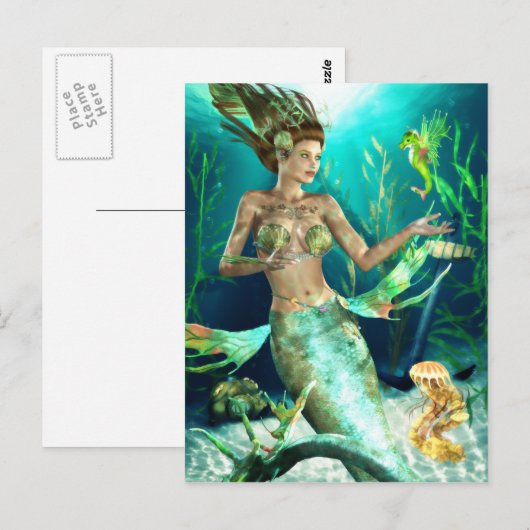 Onderzeese Briefkaart (Voorkant / Achterkant)