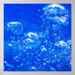 Onderzeese bubbels poster