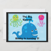 Onderzeese creaties 5x7 Aangepaste uitnodiging op  (Voorkant)