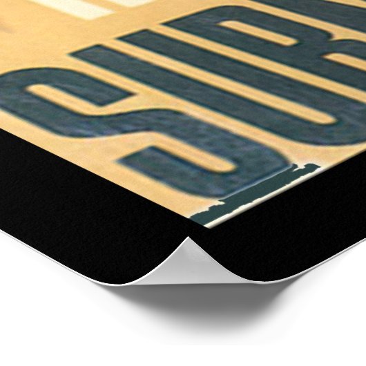 Onderzeese dienst WWII Poster (Hoek)