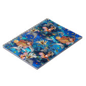 Onderzeese Dolphins Coral Reef WritJournal Notitieboek (Linkerzijde)