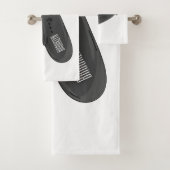 Onderzeese illustratie van cartoon bad handdoek (Insitu)