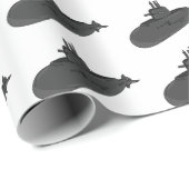 Onderzeese illustratie van cartoon cadeaupapier (Rol Hoek)