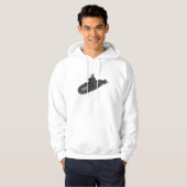 Onderzeese illustratie van cartoon hoodie (Voorkant volledig)