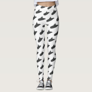 Onderzeese illustratie van cartoon leggings