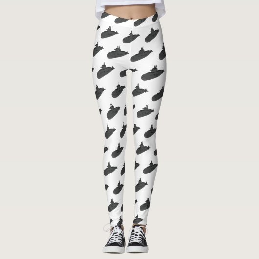 Onderzeese illustratie van cartoon leggings (Voorkant)