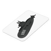 Onderzeese illustratie van cartoon magneet (Linkerzijde)