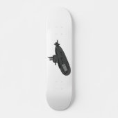 Onderzeese illustratie van cartoon persoonlijk skateboard (Voorkant)