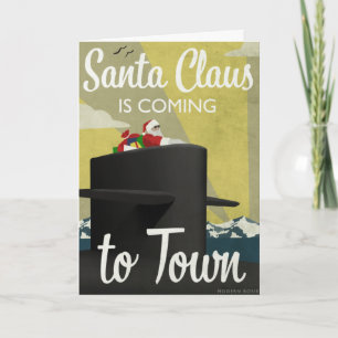 Onderzeese kerstkaart kaart