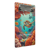 "Onderzeese kunst" Mini Klembord (Schuin)