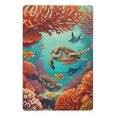 "Onderzeese kunst" Mini Klembord (Achterkant)