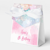 Onderzeese magische zeemeermin verjaardagsfeest bedankdoosjes (Voorkant Zijde)