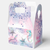 Onderzeese magische zeemeermin verjaardagsfeest bedankdoosjes (Geopend)