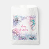 Onderzeese magische zeemeermin verjaardagsfeest bedankzakje (Voorkant)