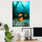 Onderzeese omgeving poster (Thuiskantoor)