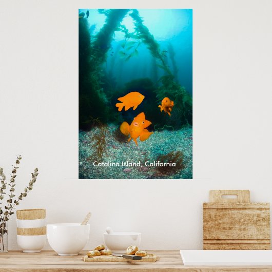 Onderzeese omgeving poster (Keuken)