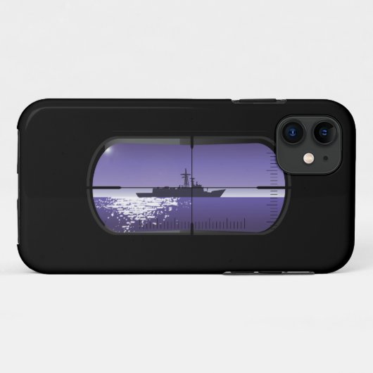 Onderzeese patrouille Case-Mate iPhone case (Achterkant (horizontaal))