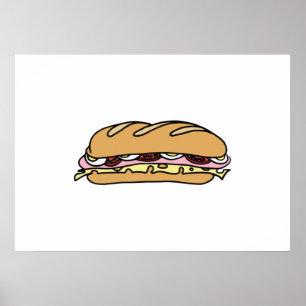 onderzeese sandwich poster