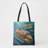 onderzeese sandwich tote bag (Voorkant)