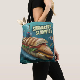 onderzeese sandwich tote bag