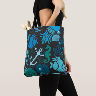 Onderzeese schalen tote bag