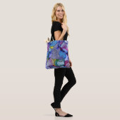 Onderzeese Tuin Canvas tas (Op model)