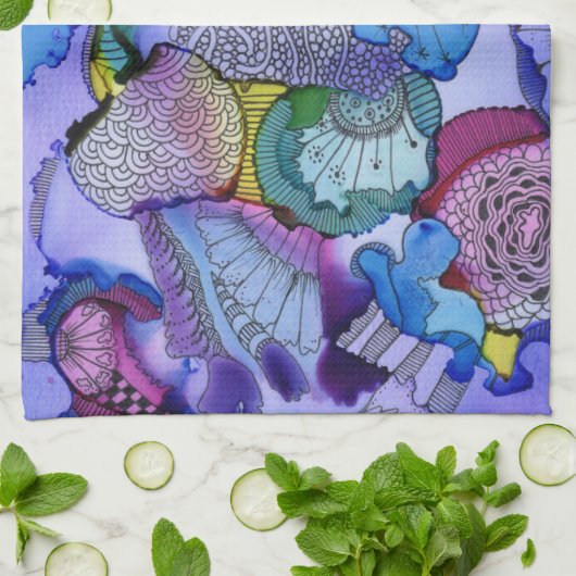 Onderzeese Tuin Keukenhanddoek