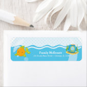 Onderzeese vissen etiket (Insitu)