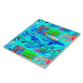 onderzeese walvissen tegeltje (Zijkant)