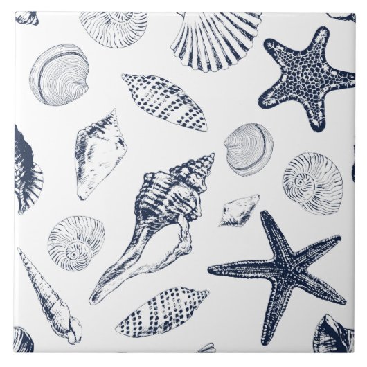 Onderzeese wezens tegeltje (Voorkant)