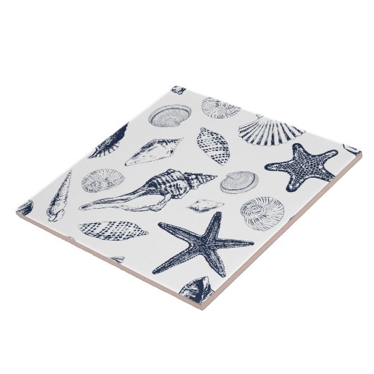 Onderzeese wezens tegeltje (Zijkant)