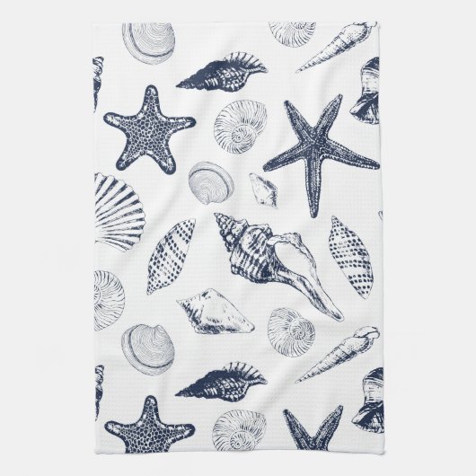 Onderzeese wezens theedoek (Verticaal)