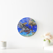 Onderzeese Zeeen schildpadden kunst bedreigde soor Ronde Klok (Huis)