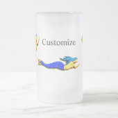 onderzeese zeemeermatten matglas bierpul (Center)