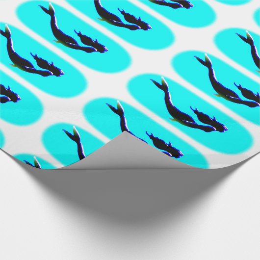 onderzeese zeemeermin cadeaupapier (Hoek)